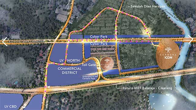 Lokasi Cendana ICON yang Sangat Strategis