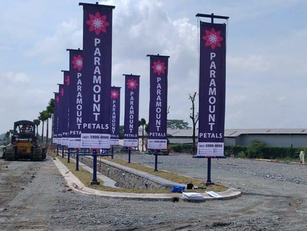 Pembangunan Paramount Petals Curug Tangerang