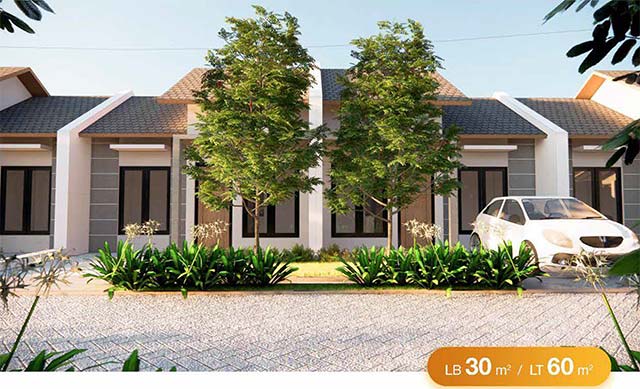 Facade Rumah Cluster Dahlia