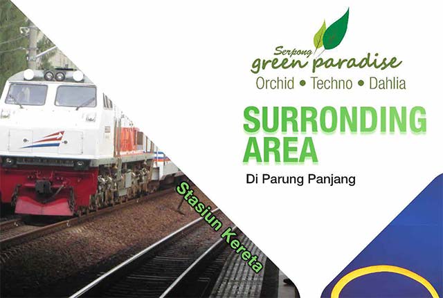 Serpong Green Paradise hanya berjarak 5 menit dari stasiun Parung Panjang