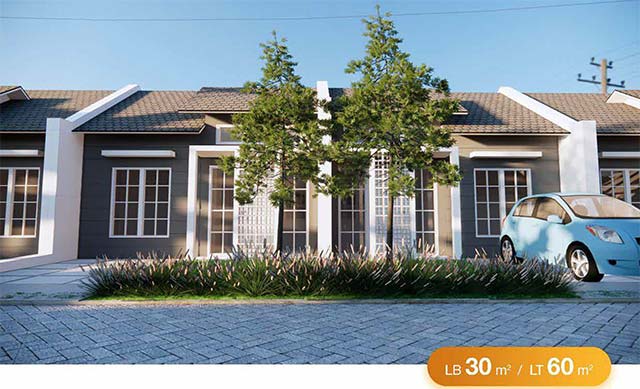 Rumah cluster Orchid di Parung Panjang