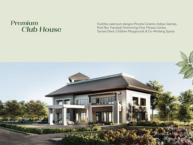 Dengan Fasilitas Premium Club House