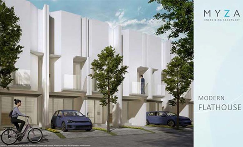 Desain Fasad Rumah murah BSD
