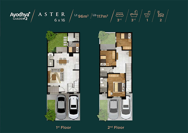 Layout Rumah Type Aster
