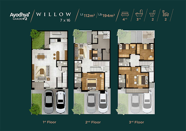 Floor Plan Rumah Type Willow