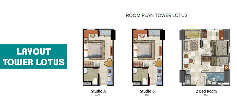 Layout tower Lotus