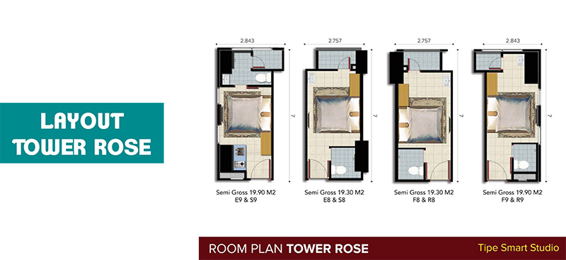 Layout tower Rose
